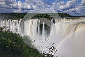 The amazing nature of iguazu waterfalls photo